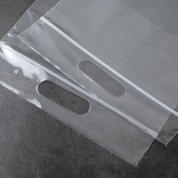 Sacs de courses refermables en PE, impression personnalisée, emballage plastique transparent découpé, sacs à fermeture éclair portables pour vêtements et chaussettes