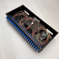 48 Port 96 Core Fiber Optic Distribution Frame Rack Mount ODF 2U 19 Inch 48 Port Fiber Optic Patch Panel with Pigtail Adapter