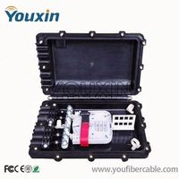 Boîtier de raccordement horizontal en fibre optique OEM ODM IP68 ABS à ports multiples pour projets FTTH de télécommunications en extérieur
