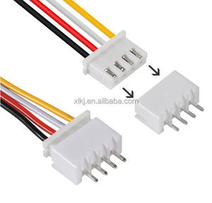 XH 2.54mm <span class=keywords><strong>4</strong></span>-pin tiêu đề kết <span class=keywords><strong>n</strong></span>ối Nam để <span class=keywords><strong>n</strong></span>ữ 200mm phẳng Dây Cáp Adapter với Brass liê<span class=keywords><strong>n</strong></span> hệ với 26AWG tương thích PCB XH (4P) - Product Image 3