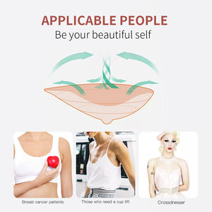 OEM/ODM ONEFENG OQAS Prothèses mammaires en silicone monobloc pour mastectomie, coussinets de soutien-gorge concaves, rehausseurs de poitrine ovales pour femmes - Product Image 6