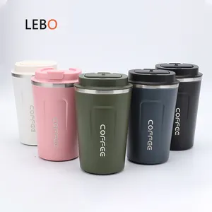 Reasonable Price Reusable 350ml/500ml Double Walled Stainless Steel 304 Travel Coffee Mug Insulated Mugs Customizable