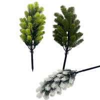 Plantes vertes artificielles simulées en pot, arbres de Noël, feuilles de pin et de cyprès, bonsaïs, décorations de l'Aïd el-Kebir et du Nouvel An chinois