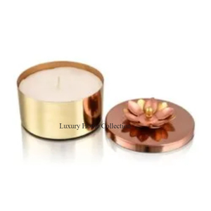 Elegante tarro de vela y macetas con aspecto de diseñador de Metal recién llegado con pegatina esmaltada personalizada, suministros decorativos de mesa aplicados - Product Image 6
