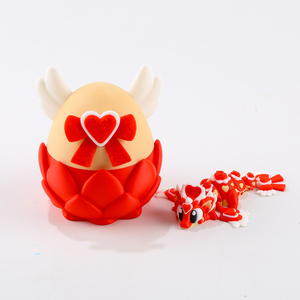 Huevo de Dragón Impreso en 3D, Juguete Articulado y Colorido, Figura de Acción Educativa para Niños, Juego Creativo y Divertido - Product Image 4