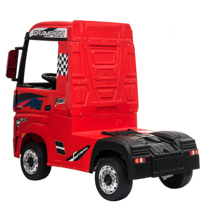 wdhl358卡车新款儿童电动骑乘婴儿汽车牌照卡车儿童电动车bab四轮遥控