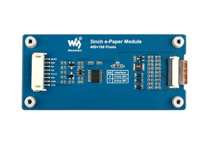 Module d'écran électronique Waveshare 3 pouces (G) 400*168 Rouge/Jaune/Noir/Blanc, faible consommation, grand angle de vision, effet papier - Product Image 4