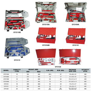 Attrezzo Efficiente per Manutenzione Officina, Martinetto Idraulico Portatile 20T per Riparazione Auto con Certificazione CE - Product Image 3
