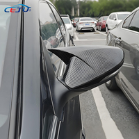 Noir brillant ABS Carbone Look M Style Voiture Côté Porte Rétroviseur Couvre Capuchons pour Hyundai I35 Elantra Avante MD UD JK 2011-2015