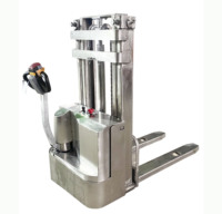 Transpalette Électrique EVERLIFT en Acier Inoxydable 304, Capacité 1500kg 2000kg 3000kg, Élévation 3m 4m 5m 6m, pour Entrepôt Frigorifique