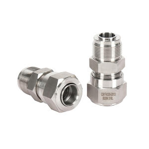 Conector Roscado de Acero Inoxidable 316L Tipo B con Soldadura por Puntos, Rosca Plana, CB/T4328-2013 B20N, Herraje Marino - Product Image 1