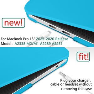 Funda Rígida para <span class=keywords><strong>Macbook</strong></span> Air <span class=keywords><strong>13</strong></span> M1, Funda para <span class=keywords><strong>Macbook</strong></span> <span class=keywords><strong>Pro</strong></span> de <span class=keywords><strong>13</strong></span> Pulgadas, Cubierta A2338 A1706 A2251 - Product Image 3