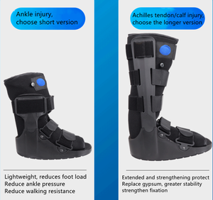 Ortesis ortopédica ajustable para tobillo y pie, bota Walker con cámara de aire para fracturas, botas para caminar con circulación de aire, bota ortopédica Cam Walker - Product Image 3