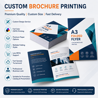 Papier d'art de haute qualité, impression de brochures personnalisées à bas prix, usine d'impression offset OEM, laminage de film, brochure pliée, brochure à trois volets