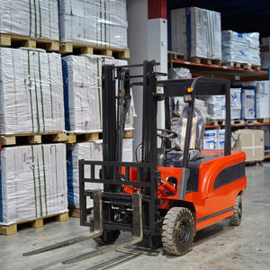 Montacargas Eléctrico para Almacén al Mejor Precio, Tracción en las <span class=keywords><strong>4</strong></span> Ruedas, Transporte Agrícola, Batería de Iones de Litio, Capacidad de 5000 kg, Montacargas Eléctrico de Doble Batería - Product Image 2