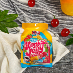 Malaysia-Made Healthy Fruity Konjac Jelly Snacks Zero-Calorie Sugar-Free Pudding Colouring-Free Packaged in Sachets and Bags - Product Image 5