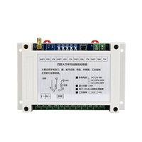 Système de télécommande sans fil RF 4 canaux 30A AC110V 220V 380V / Récepteur de code d'apprentissage pour moteur et porte électrique Maison intelligente D755