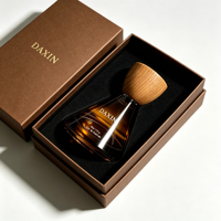 Flacon de parfum de haute qualité 30ml 50ml, flacons de parfum ronds en verre, flacons de parfum vides uniques et luxueux avec emballage