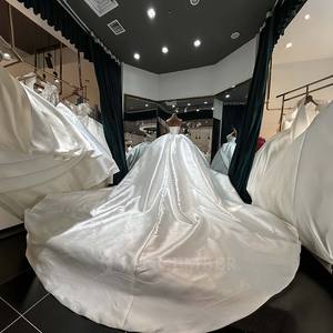 Magnifiques robes de mariée de style princesse, robes de mariée vintage, appliques en satin, robe de mariée princesse, Lsml067 Jancember - Product Image 3