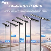 Anern Lampe Solaire de Jardin Étanche 1000W, Projecteur LED Solaire d'Extérieur