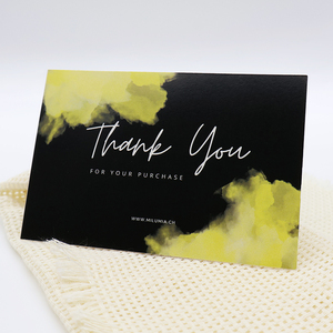 Trắng tối giản viết tay nghệ thuật Gói trang trí bền 'cảm ơn' Lưu ý nước và dầu bằng chứng với hiệu ứng ba chiều - Product Image 1