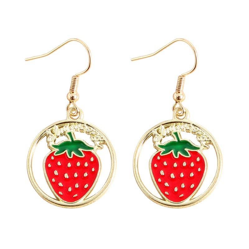 New style fresh fruit keychain cherry