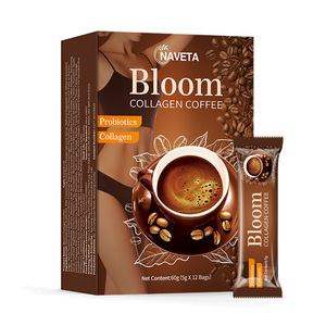 <span class=keywords><strong>Café</strong></span> de Colágeno Instantáneo de Marca Privada con Glutatión, Bebida Blanqueadora de Piel, <span class=keywords><strong>Café</strong></span> con Péptidos Hidrolizados en Sobres para Mujeres - Product Image 1