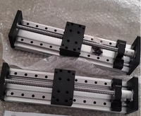 Table de translation linéaire à double rail de guidage GX80 avec vis à billes SFU1204 SFU1605 SFU1610, axe XYZ, moteur Nema 23 57 pour CNC