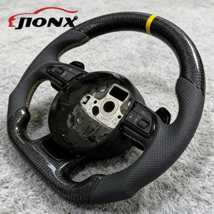 Volante de Fibra de Carbono Personalizado para Audi A3 A4 B8 A5 B8 <span class=keywords><strong>A6</strong></span> C6 A7 C7 A8 D4 Q5 S7, Venta al por Mayor y al Detal - Product Image 2