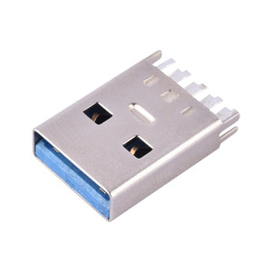 Conector USB 3.0 Tipo A AM3.0 de Inserción Vertical Recta de 180 Grados, Tipo DIP con Abrazadera - Product Image 3