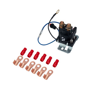<b>Auto</b> Relay 12V 200A Dual <b>Battery</b> Isolation With Terminals And Boots For Vehicle Upgrade - Product Image 1