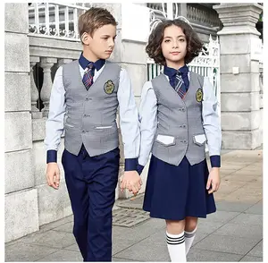 OEM Free Designs Wholesale Price Pleated Skirt School Uniform Pinafore Skirts Stylish Girls School Uniform