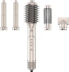 Hair Dryer Brush, Detachable 5 in 1 Air Styling & Drying System, Professional Hot Air Brush Set for Fast Drying