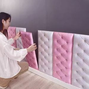 Adesivo Murale 3D di Alta Qualità in XPE Borsa Morbida Anticollisione Pannello Impermeabile per Testiera Letto Bambini Decalcomania <span class=keywords><strong>da</strong></span> Muro 3D - Product Image 1