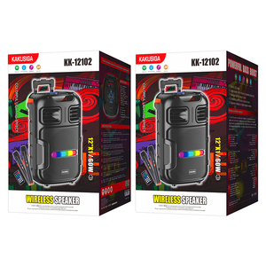 Kakusiga Bt 5.2 Kép Khuếch Đại + Tweeter Ngọn Lửa Ánh Sáng Loa Không Dây Với Microphone - Product Image 6