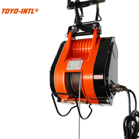 TOYO-INTL vente chaude TC Type 220v MINI palan électrique câble métallique palan électrique 160kg 180kg 250kg 300kg