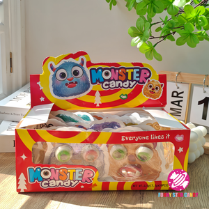 Bonbons pour Halloween Fruité Globes Oculaires Doux Vente en Gros Halal Dessin Animé Monstre Oeil Boule et Dents en Forme de Bonbons Gummy Bonbons - Product Image 6