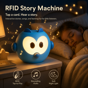 Juguete Educativo con Reproductor <span class=keywords><strong>de</strong></span> Audio <span class=keywords><strong>de</strong></span> Cuentos para Niños, Máquina <span class=keywords><strong>de</strong></span> Cuentos RFID OEM - Product Image 1