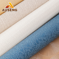 Nouvelle conception de papier peint vinyle ignifuge pour immeuble d'appartements Hampton Inn, résistance au feu ASTM E84 Classe A CAN/ULC S102