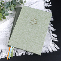 Carnet à couverture rigide logo personnalisé et page intérieure Journal Agenda Planner Carnet Vente en gros
