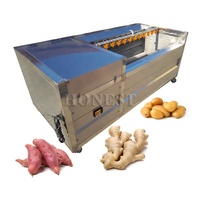 Machine à laver les fruits et légumes à économie de main-d 'œuvre/brosse à laver/machine à éplucher les pommes de terre