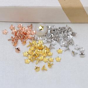 Perle en argent S925 en forme d'étoile à cinq branches, cache-trou, style baroque, à travers le trou, pour la fabrication de bijoux DIY 1598 - Product Image 1