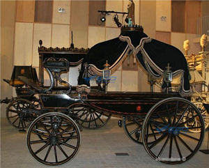 Carroza Fúnebre Negra Tirada por Caballos, Transporte Especial, Venta Directa de Fábrica - Product Image 4