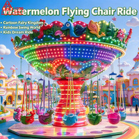 Manège extérieur mini-chaise volante en fibre de verre pour centres commerciaux et parcs d'attractions à vendre