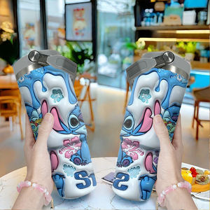 แก้วน้ำสแตนเลสลายอนิเมะขนาด 30 ออนซ์ พิมพ์ลาย UV กันลื่น จัดส่งใน 2 วันในสหรัฐอเมริกา สำหรับเครื่องดื่มส่งเสริมการขาย - Product Image 4