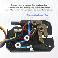 Serrure magnétique de sécurité XG07 pour mini-moteur, mini-serrure de cabinet 12V électromagnétique avec signal de retour pour porte de cabinet
