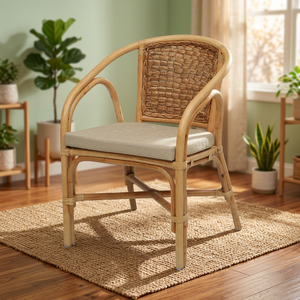 Sillón Abyan de ratán, asiento cómodo de calidad superior, sala de estar, jardín para Villa, muebles para el hogar - Product Image 3