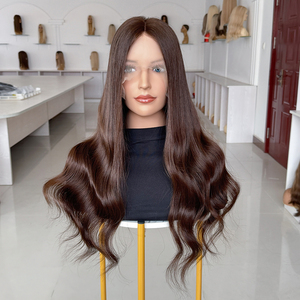 Ready to Ship European Raw Hair Invisible Knots HD Lace Medical <b>Wigs</b> HandTied European Hair Glueless Full Lace European Hair <b>Wig</b> - Product Image 2