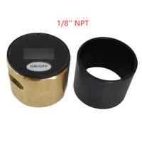 Manomètre numérique pour air PCP de 28 mm de diamètre avec filetage NPT de 1/8'' pour paintball