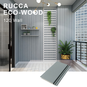 Guangdong Chine Revêtement mural décoratif extérieur en <span class=keywords><strong>bois</strong></span> composite pour maisons préfabriquées WPC Revêtement extérieur en <span class=keywords><strong>bois</strong></span> - Product Image 2